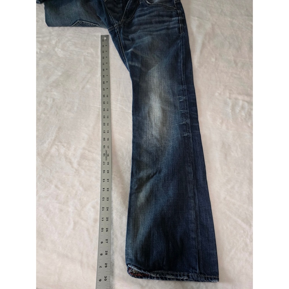 BKE Vintage Mechanic Jeans Mens 28R Medium Wash Straight Leg Denim Blue 28x30 - Picture 7 of 7